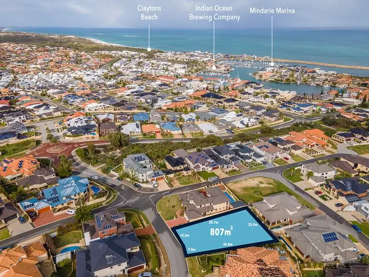 Third view of Homely land listing, 11 Baton Rouge Drive, Mindarie WA 6030