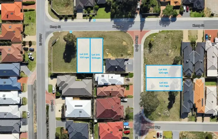 Fifth view of Homely land listing, Lot 100 Kemp Street, Pearsall WA 6065