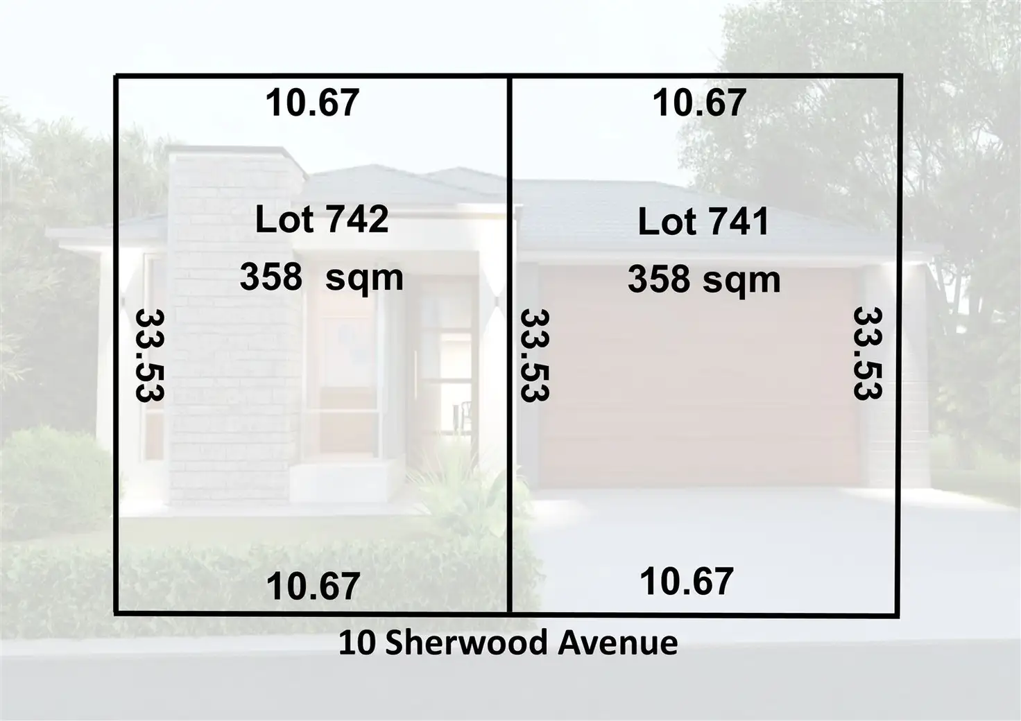 Main view of Homely land listing, 10 & 10A Sherwood Avenue, Valley View SA 5093