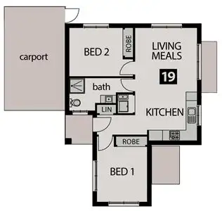 Main view of Homely unit listing, 19/190 The Boulevard, Thomastown VIC 3074