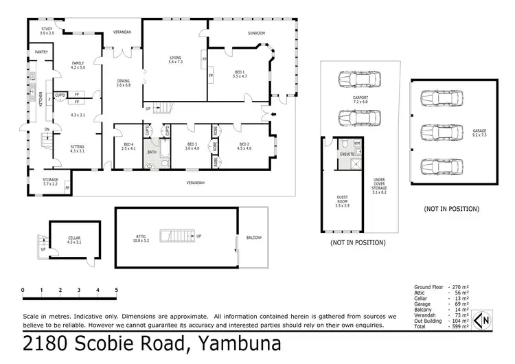 Fifth view of Homely rural property listing, 2180 Scobie Rd, Yambuna VIC 3621