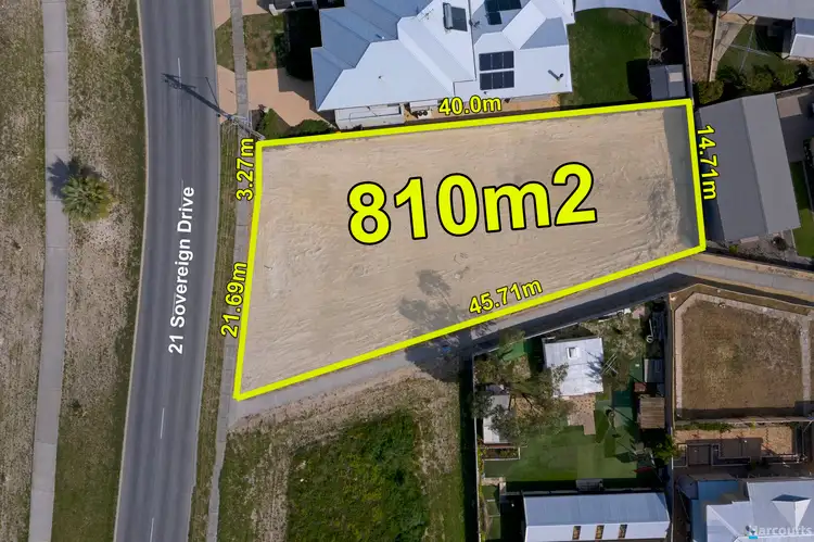 Second view of Homely land listing, 21 Sovereign Drive, Two Rocks WA 6037