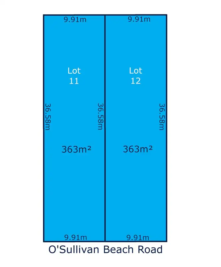 Main view of Homely land listing, Lot 11 & 12 209 O'Sullivan Beach Road, Morphett Vale SA 5162