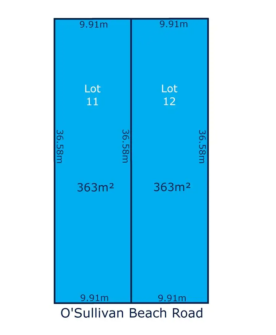 Main view of Homely land listing, Lot 11 & 12 209 O'Sullivan Beach Road, Morphett Vale SA 5162