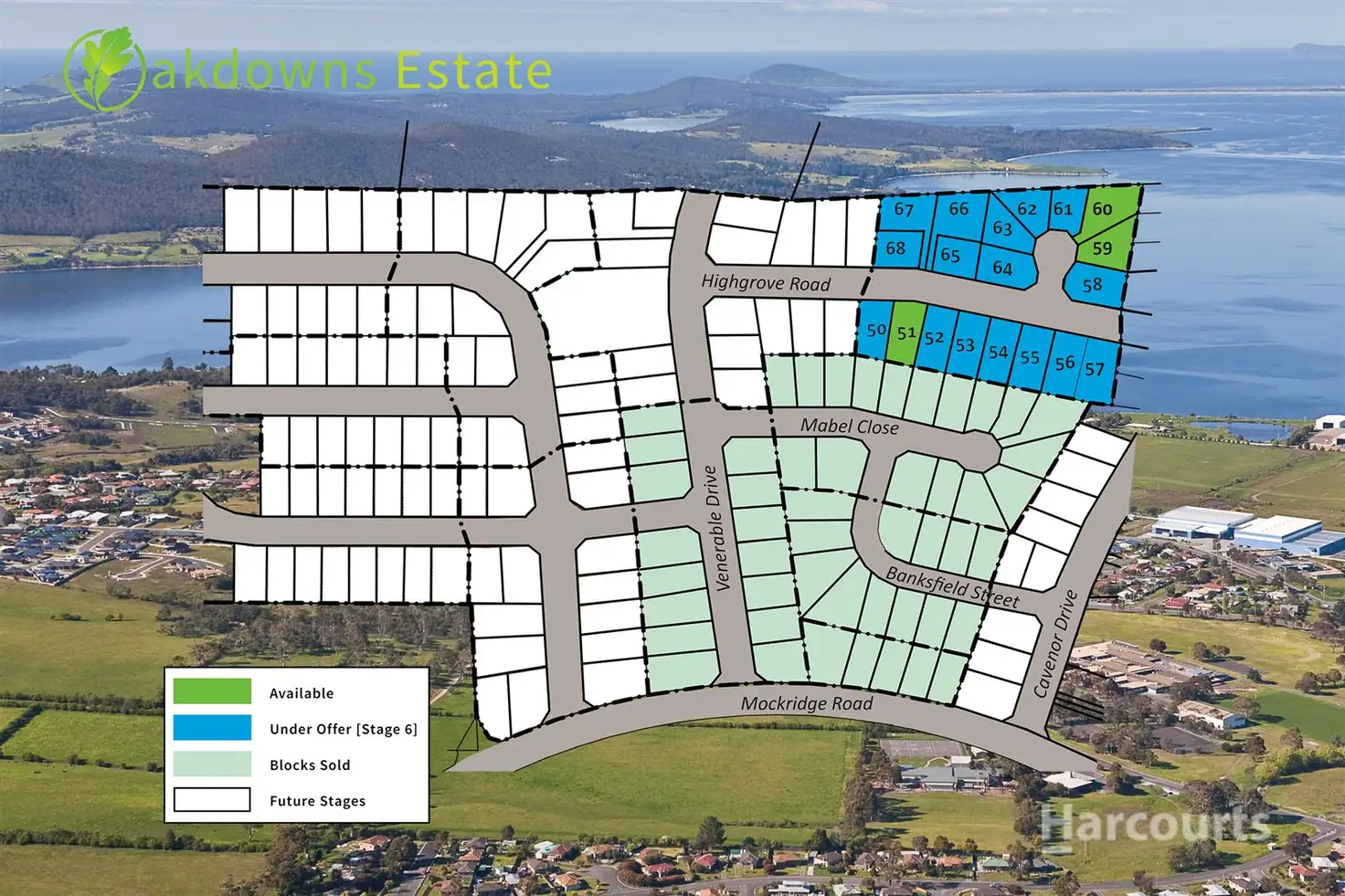 Main view of Homely land listing, Lot 57 Stage 6 Oakdowns Estate, Rokeby TAS 7019