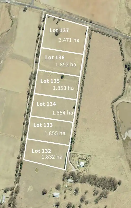 Third view of Homely land listing, Lots 132 to 137 Haddocks Road, Tenterfield NSW 2372