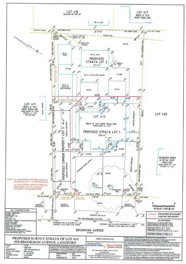 Third view of Homely land listing, Prop. Lot/2, 50 Brookman Avenue, Langford WA 6147