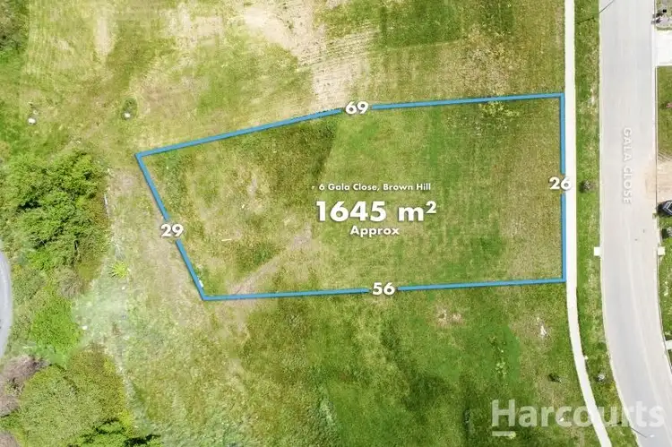 Main view of Homely land listing, 6 Gala Close, Brown Hill VIC 3350