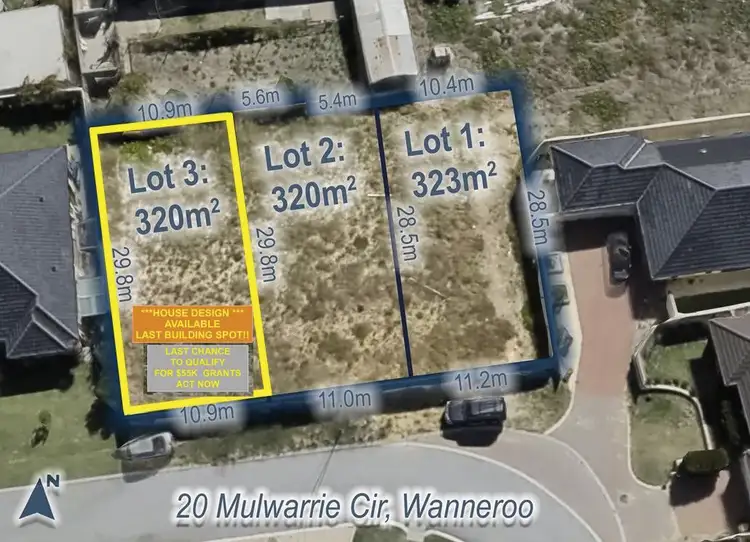 Pro Lot 3/20 Mulwarrie Circle, Wanneroo WA 6065