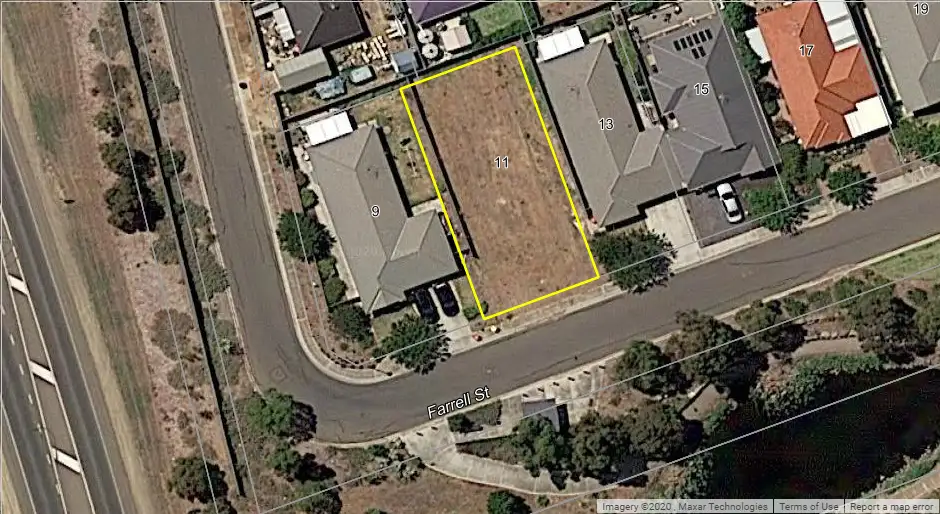 Main view of Homely land listing, 11 Farrell Street, Evanston Gardens SA 5116