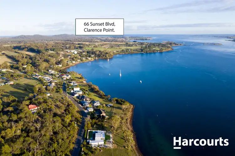 Second view of Homely house listing, 66 Sunset Blvd, Clarence Point TAS 7270