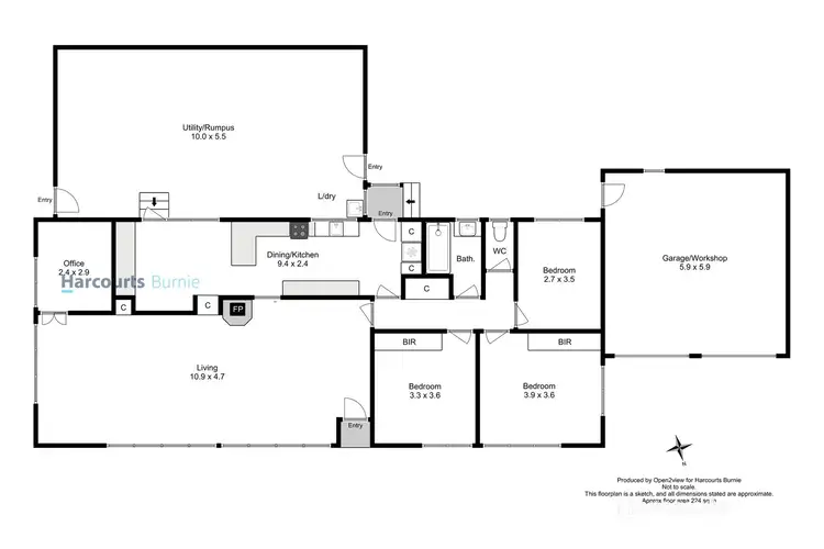 Second view of Homely house listing, 12 Van Diemens Crescent, Park Grove TAS 7320