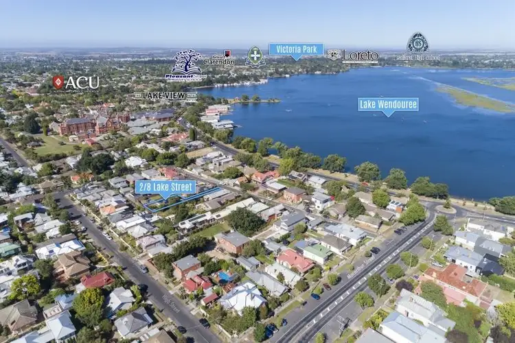 Second view of Homely townhouse listing, 2/8 Lake Street, Lake Wendouree VIC 3350