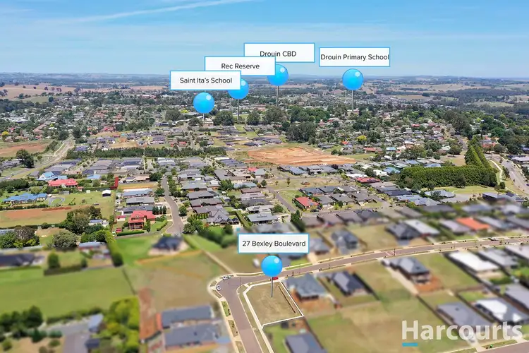 Third view of Homely land listing, 27 Bexley Boulevard, Drouin VIC 3818