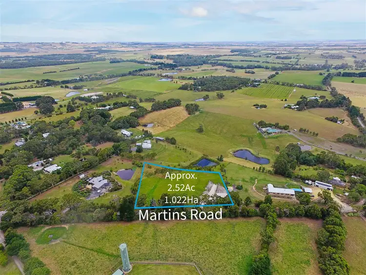 Third view of Homely land listing, 25 Martins Road, Meeniyan VIC 3956