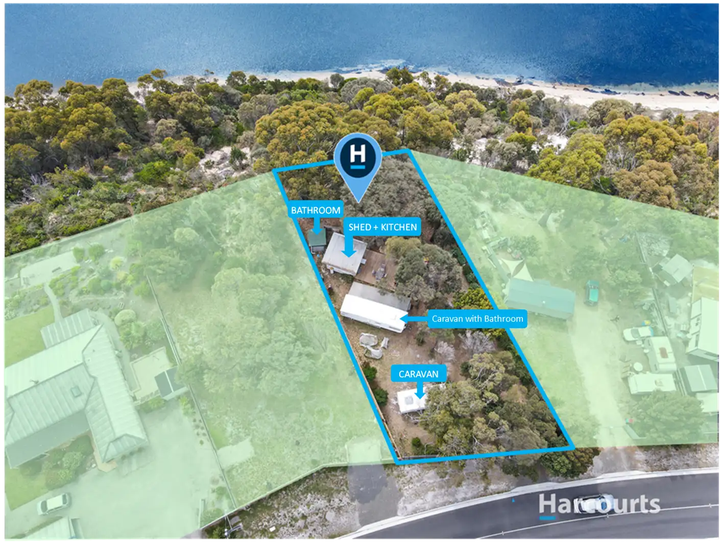 Main view of Homely land listing, 157 St Helens Point Road, Stieglitz TAS 7216