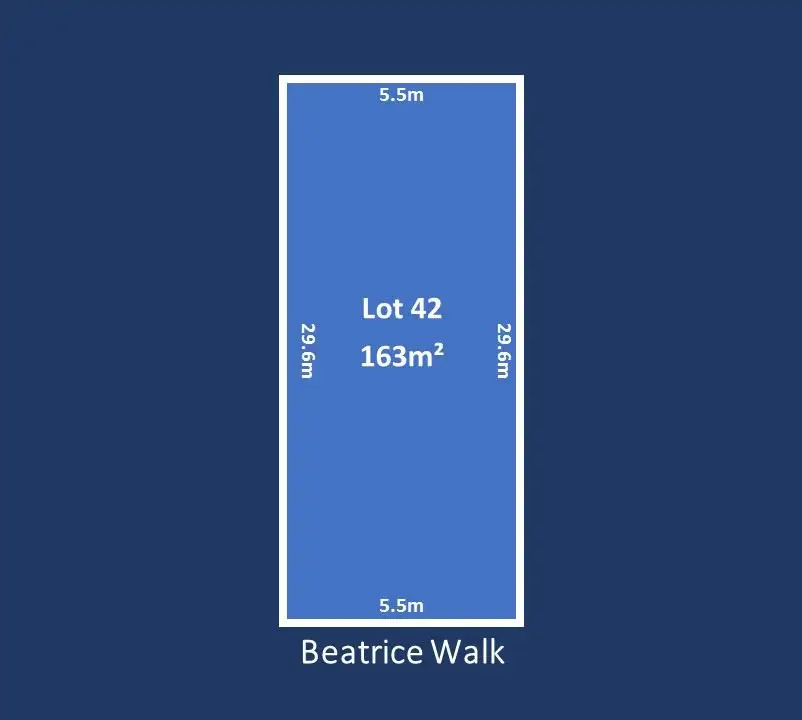 Main view of Homely land listing, Lot 42 Beatrice Walk, Mansfield Park SA 5012