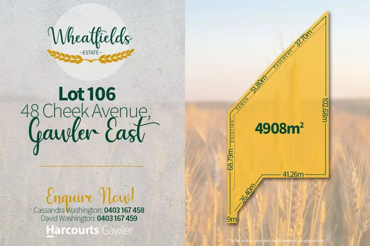 Lot 106, LOT Lot 106, 48 Cheek Avenue, Gawler East SA 5118