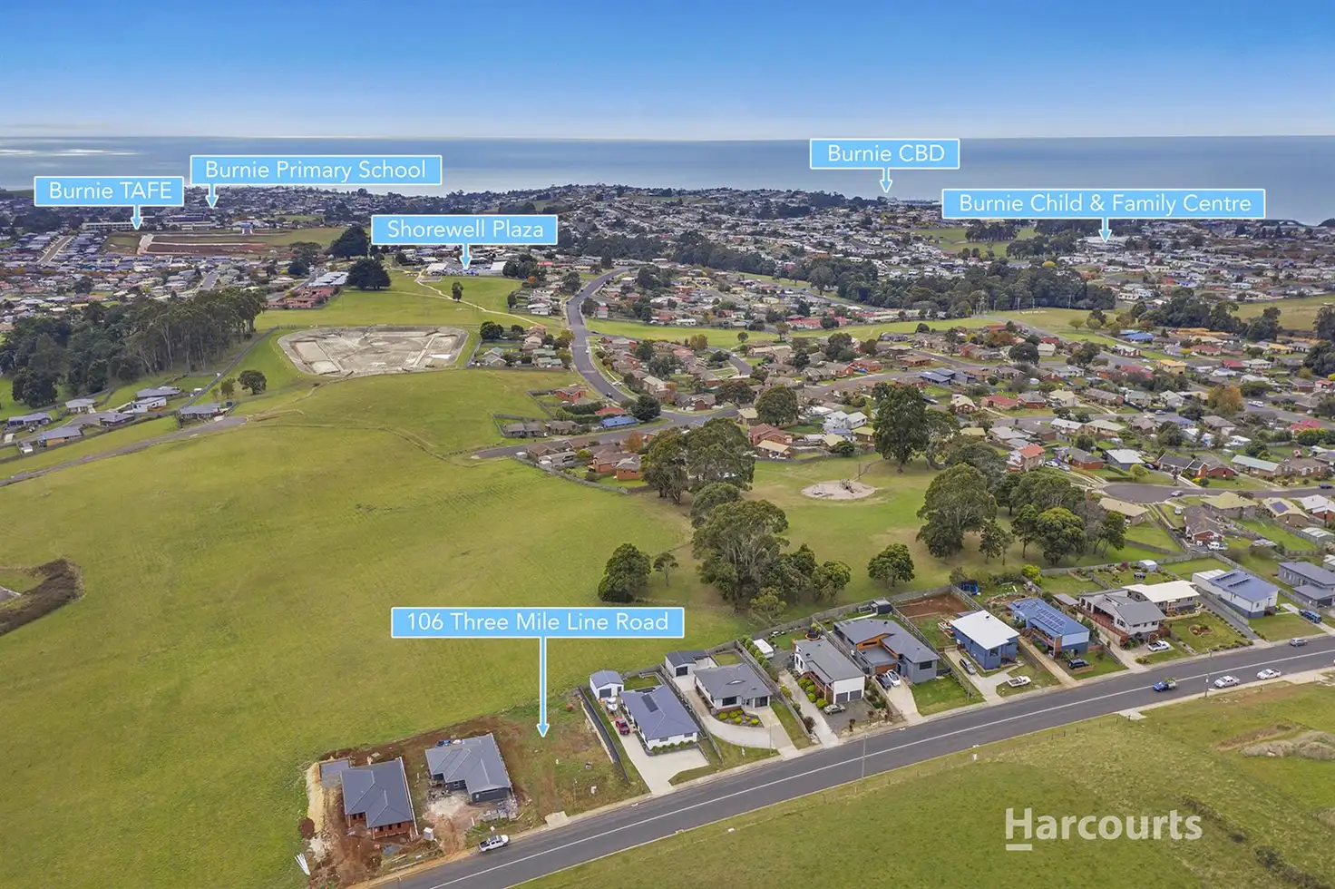 Main view of Homely land listing, 106 Three Mile Line Road, Shorewell Park TAS 7320