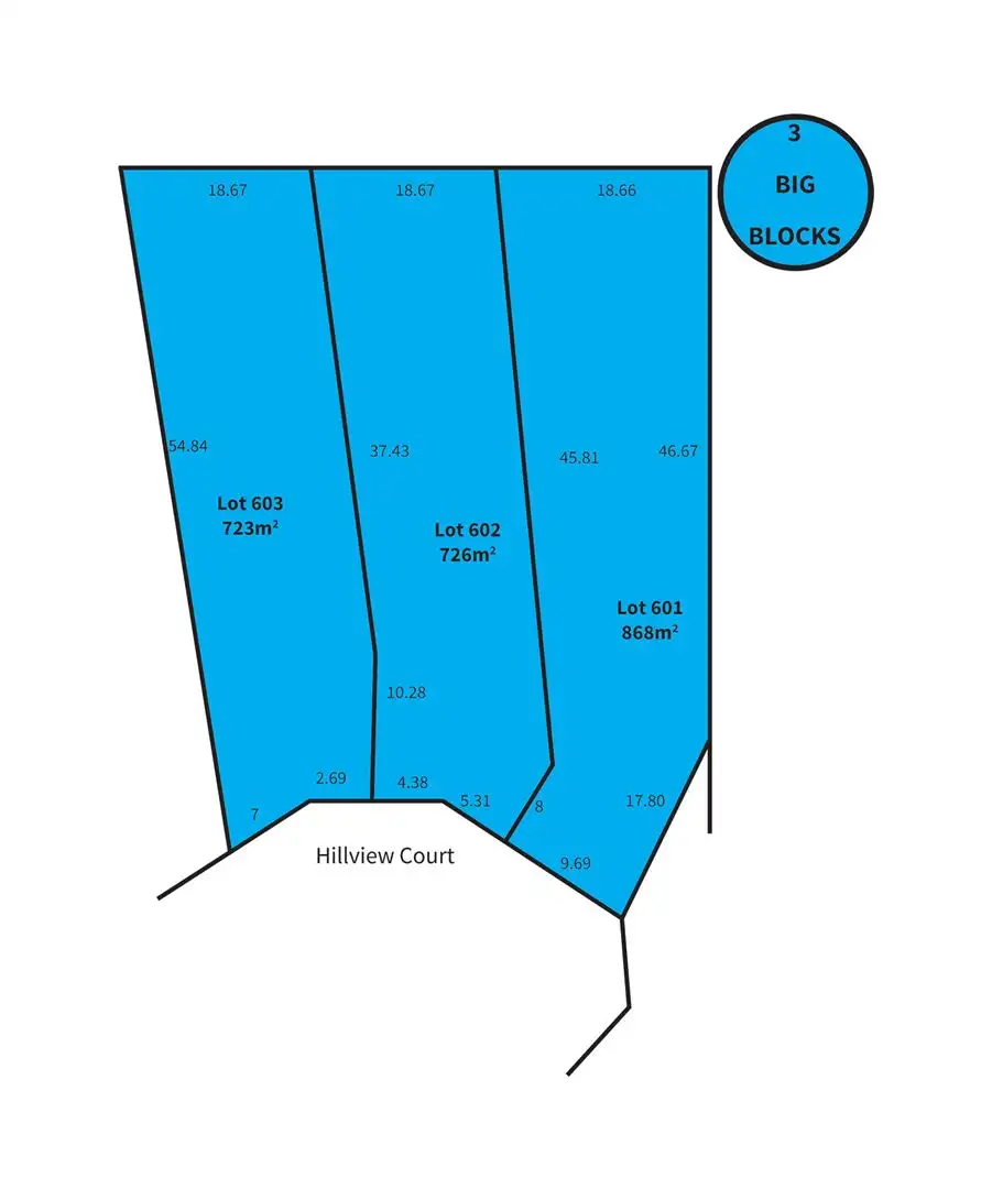 Main view of Homely land listing, 3, 4 & 5 Hillview Court, Athelstone SA 5076
