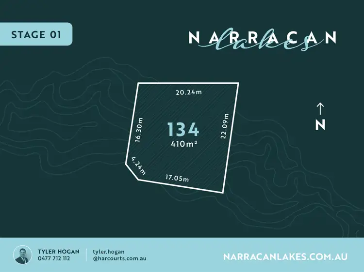 Main view of Homely land listing, Lot 134 Narracan Lakes, Newborough VIC 3825