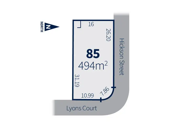 Main view of Homely land listing, (Lot 85) 2 Lyons Court, Horsham VIC 3400