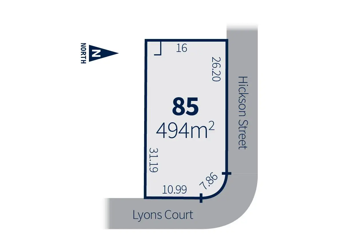 Main view of Homely land listing, (Lot 85) 2 Lyons Court, Horsham VIC 3400