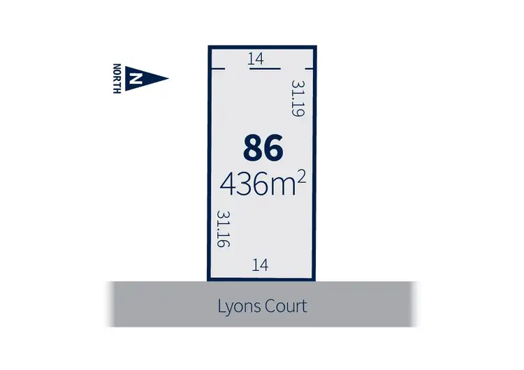 Main view of Homely land listing, (Lot 86) 4 Lyons Court, Horsham VIC 3400