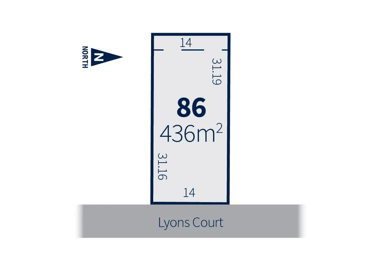 Main view of Homely land listing, (Lot 86) 4 Lyons Court, Horsham VIC 3400