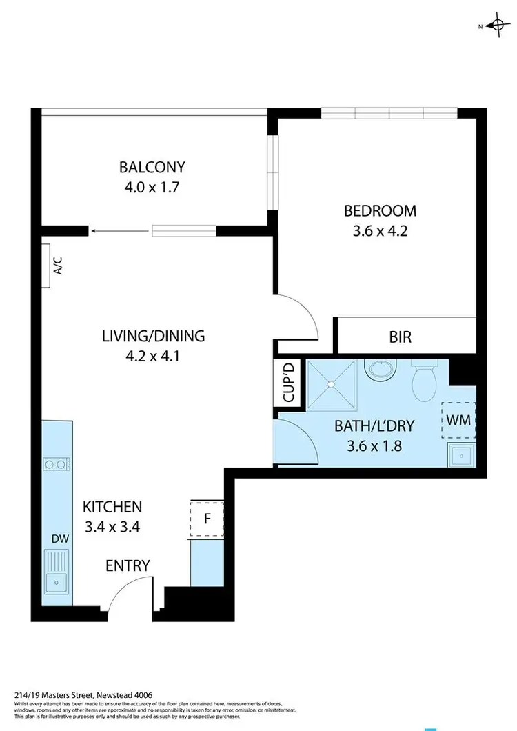 Seventh view of Homely apartment listing, 214/19 Masters Street, Newstead QLD 4006