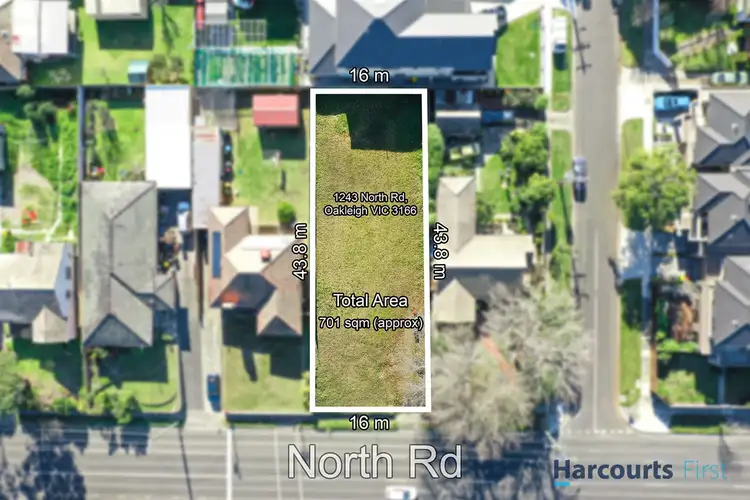 Main view of Homely land listing, 1243 North Road, Oakleigh VIC 3166