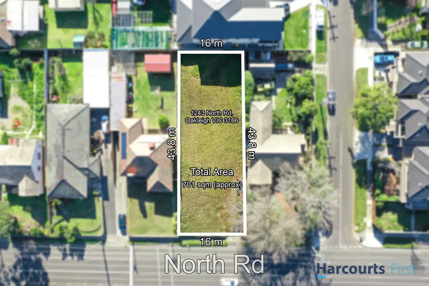 Main view of Homely land listing, 1243 North Road, Oakleigh VIC 3166