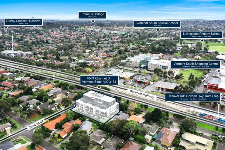 Second view of Homely apartment listing, 404/1 Charlnet Drive, Vermont South VIC 3133