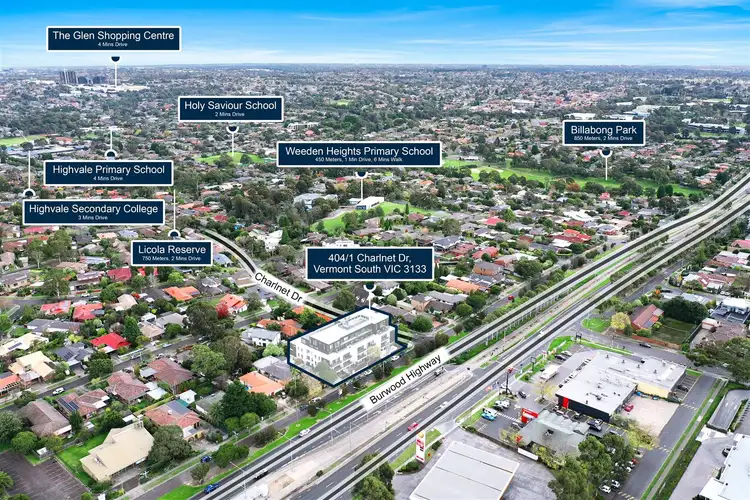 Third view of Homely apartment listing, 404/1 Charlnet Drive, Vermont South VIC 3133