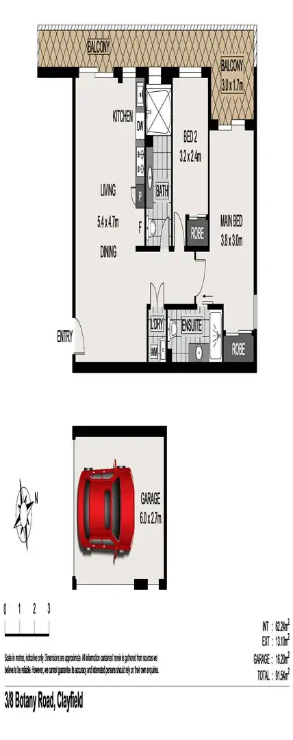 Second view of Homely unit listing, 3/8 Botany Street, Clayfield QLD 4011