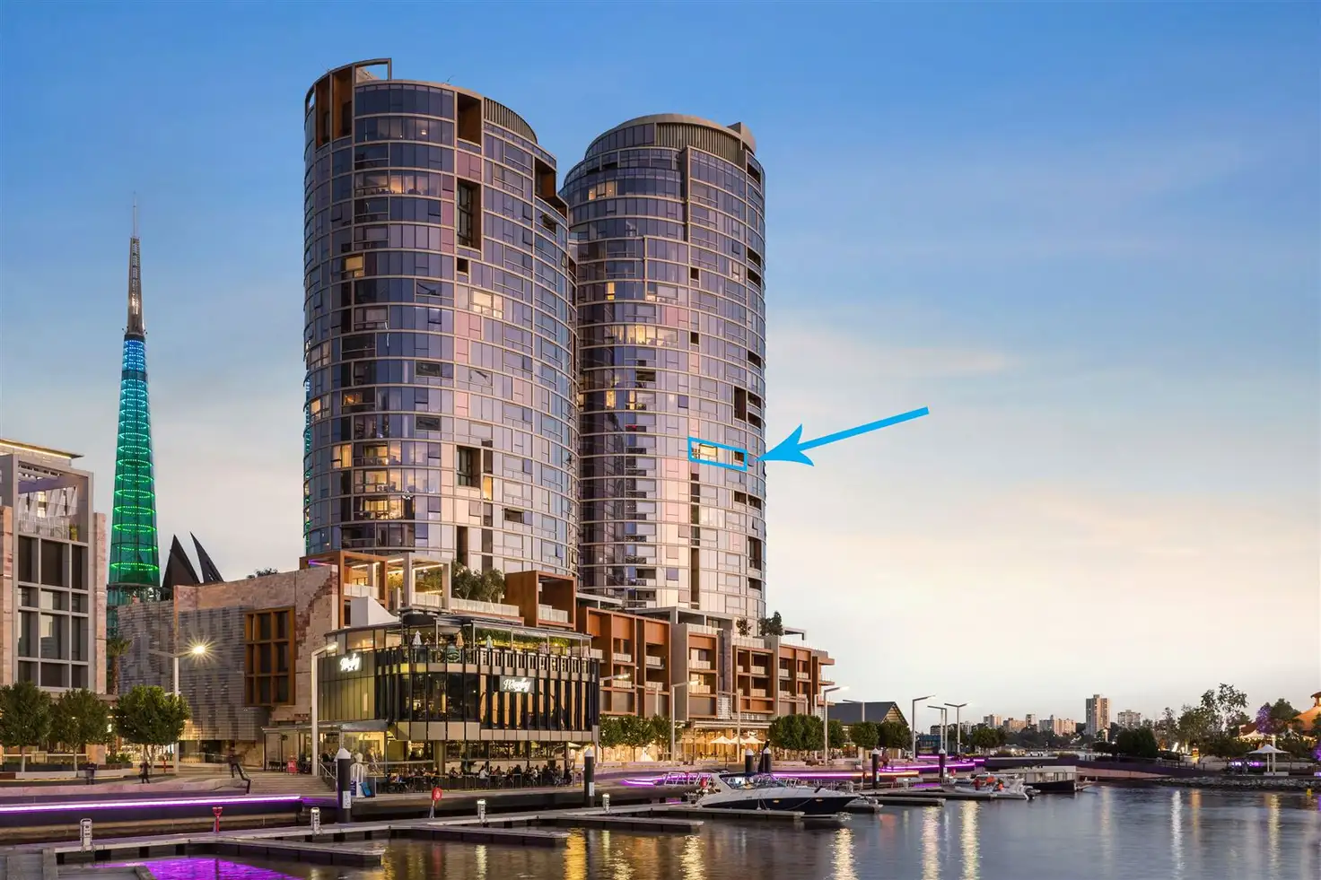 Main view of Homely apartment listing, 1303/11 Barrack Square, Perth WA 6000