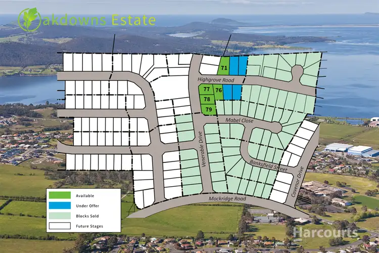 Main view of Homely land listing, Lot 77 Stage 8 Oakdowns Estate, Rokeby TAS 7019