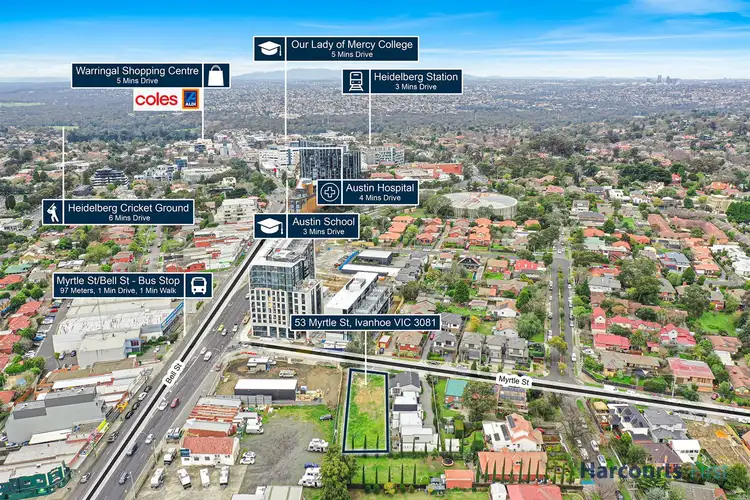 Second view of Homely land listing, U2&3/53 Myrtle Street, Ivanhoe VIC 3079
