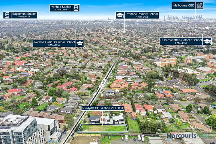 Third view of Homely land listing, U2&3/53 Myrtle Street, Ivanhoe VIC 3079
