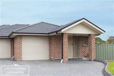 Main view of Homely townhouse listing, 1/65 Gilba Road, Girraween NSW 2145