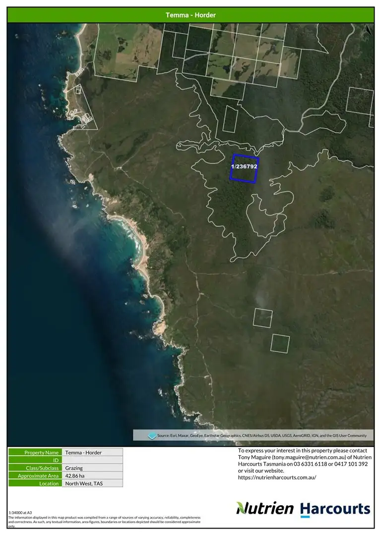 Main view of Homely rural property listing, 236792/1 Sandy Cape Track, TEMMA, Arthur River TAS 7330