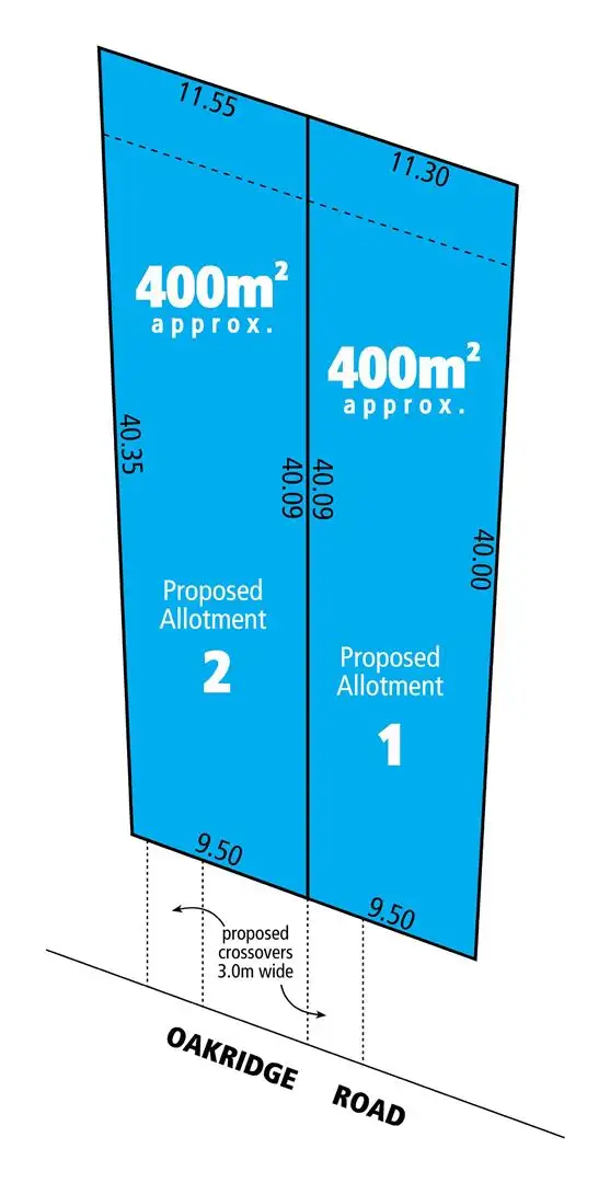 Main view of Homely land listing, Lot 1 & 2, 45 Oakridge Road, Aberfoyle Park SA 5159