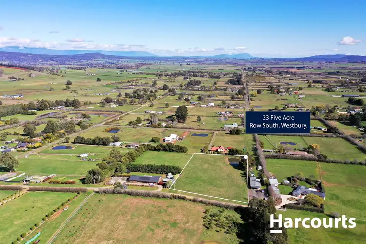 Main view of Homely land listing, 23 Five Acre Row, Westbury TAS 7303