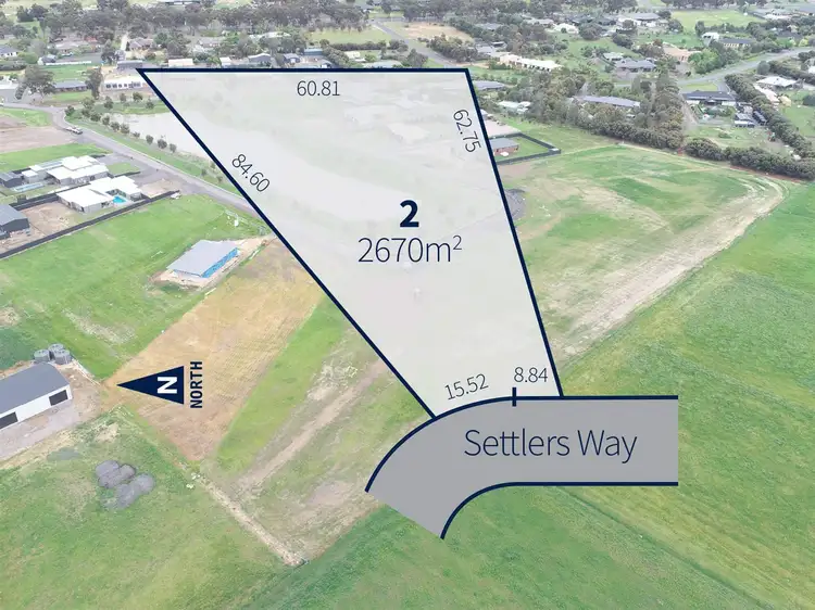 Main view of Homely land listing, Lot 2 Settlers Way, Haven VIC 3401