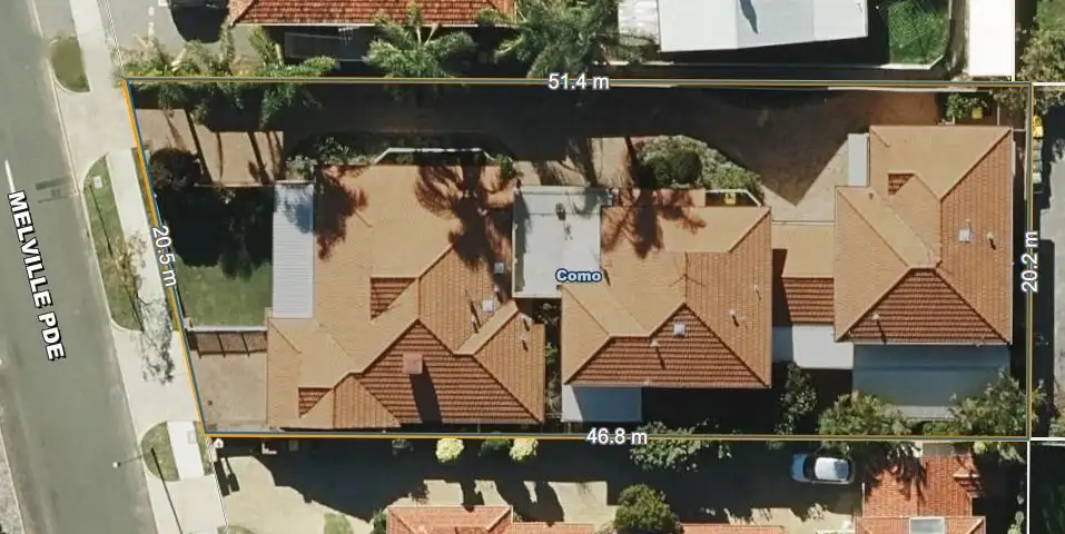 Main view of Homely land listing, 1, LOT 1, 203 Melville Parade, Como WA 6152