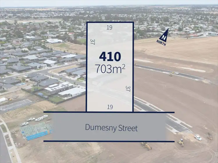 Main view of Homely land listing, Lot 410 Dumesny Street, Horsham VIC 3400