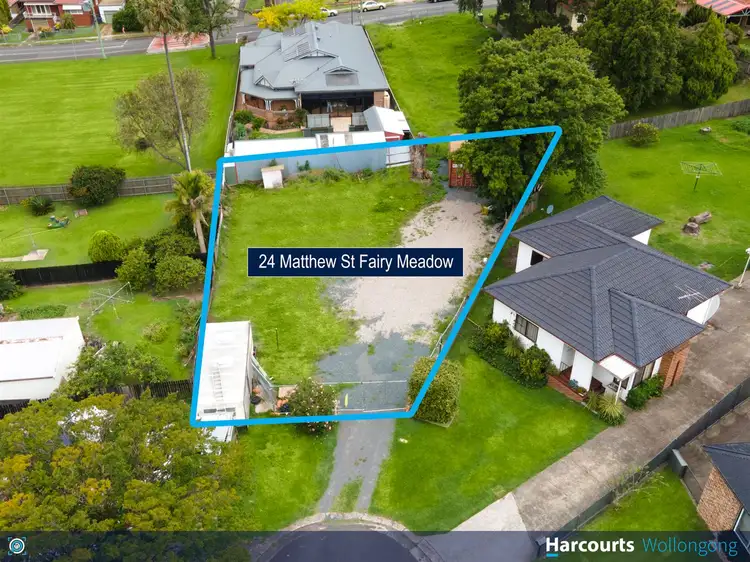 Main view of Homely land listing, 24 Matthew Street, Fairy Meadow NSW 2519