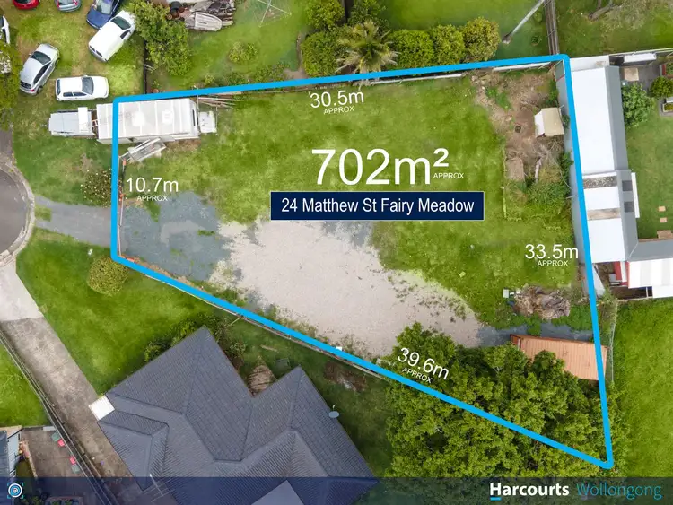 Second view of Homely land listing, 24 Matthew Street, Fairy Meadow NSW 2519