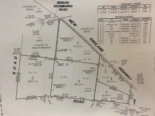 Second view of Homely land listing, Lot 77 Corner Hendon Goomburra Road and New England Highway, Mount Marshall QLD 4362