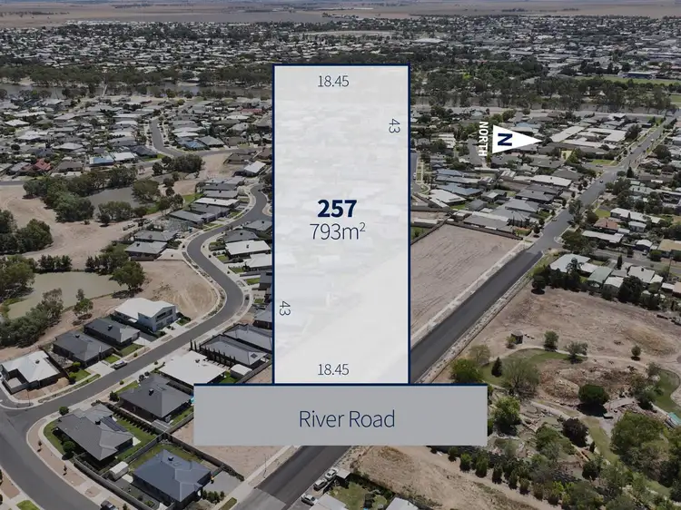 Main view of Homely land listing, 55 (Lot 257) River Road, Horsham VIC 3400